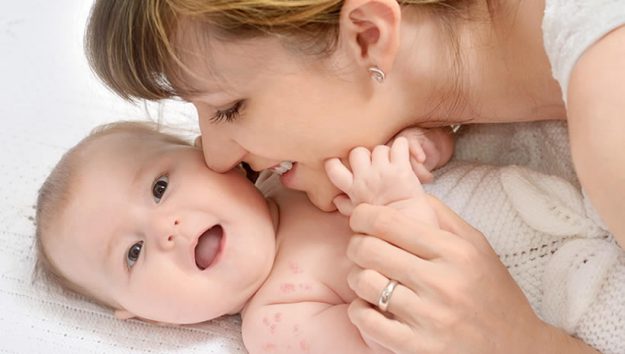 potowki Potówki u niemowlęcia